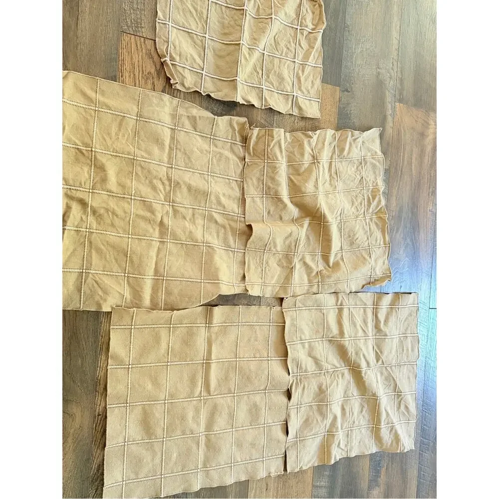 Vintage Cloth Cotton Napkins  - Set of 5 - farmhouse cottagecore country